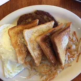 Enjoying the 5 PAR breakfast.