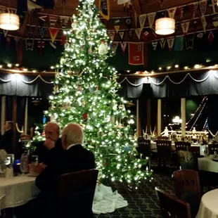 Christmas tree on NYE