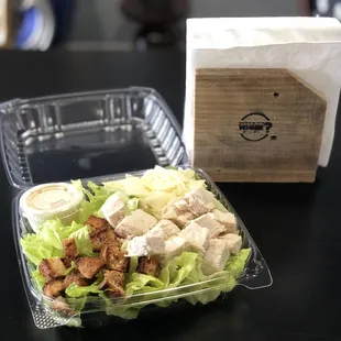 NEW Caesar salad with CHICKEN BREAST!