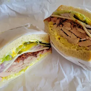 Susan's Special, -turkey, bacon, cheese,  cranberry