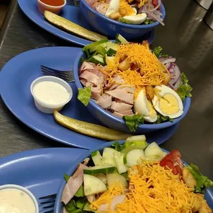 Chef Salad line up!