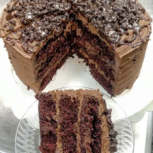 Gluten Free Triple Chocolate Cake