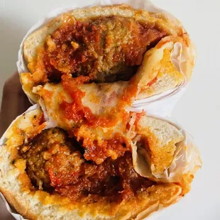 Meatball sandwich--consistently good!