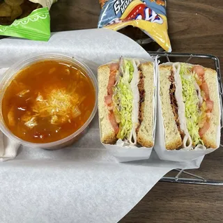 4. Turkey and Bacon 1/2 Combo