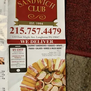 UPDATED MENU 2020