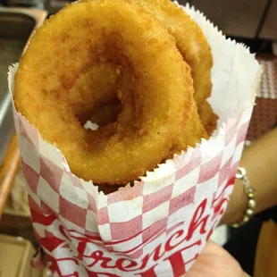 Crispy onion rings