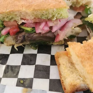 Toasted veggie... truly a party in my mouth