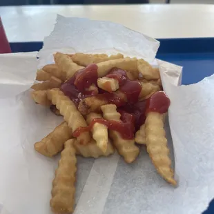 Waiting on my burger.