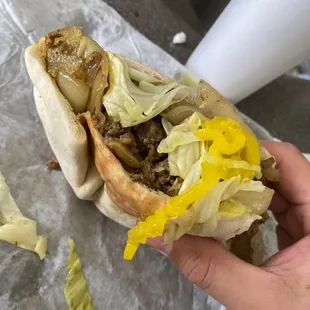 Steak &amp; Cheese In A Sack