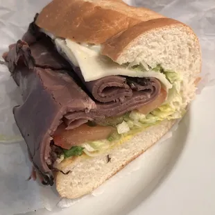 Roast Beef with jack cheese