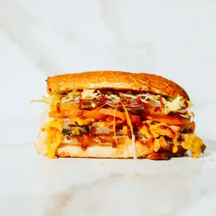 #6 BBQ Bonanza - 
Roast Beef, Bacon &amp; Cheddar