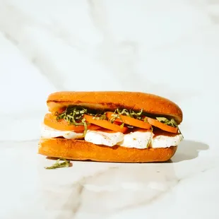 #10 Bonobo 
Fresh Sliced Mozzarella, tomatoes &amp; Basil
Our version of Caprese