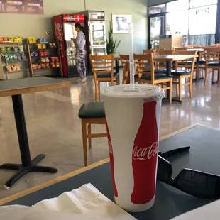 Fountain drink available