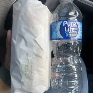 Regular size sub on French roll