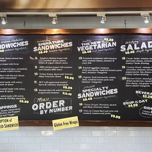 Sandwich Republic Menu.