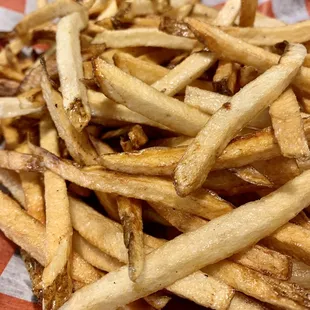 Fresh hot fries.