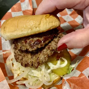 Double burger.