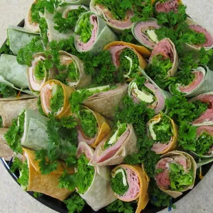 Roll up platter.