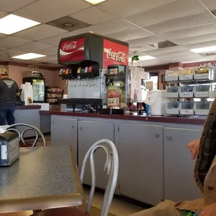 Fountain drink island with all the fixes