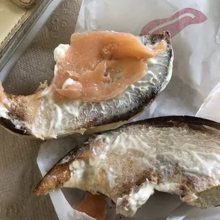 Horrible $9 Smoked Salmon Bagel
