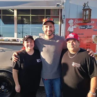 Ariel from Telemundo came to visit us.