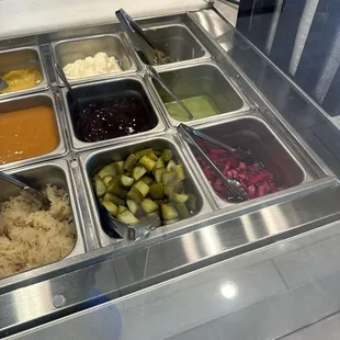 Toppings bar