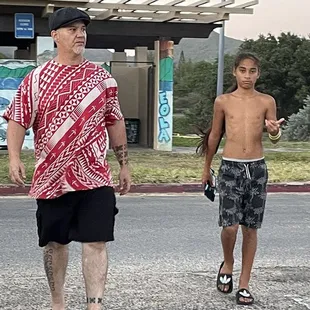 Dad &amp; da kalohe one...