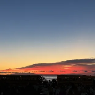 Molokai &amp; Maui at sunrise from Sandy's