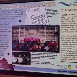 Interesting story about the shooting gallery in the bar