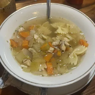 $5.00 bowl of chicken noodle soup!