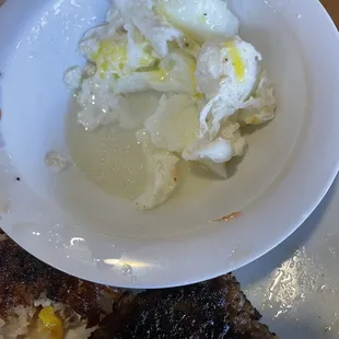 This is apparently a poached egg