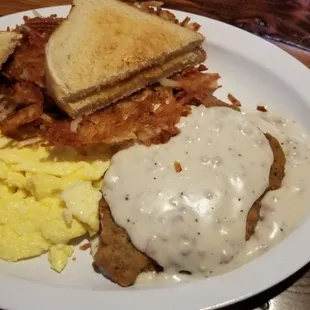 Love the country fried steak!