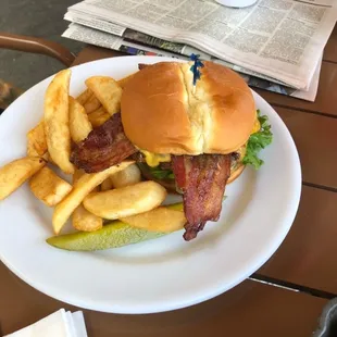 Blue Cheese Bacon Burger
