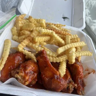 6 Piece Hot Wings Combo
