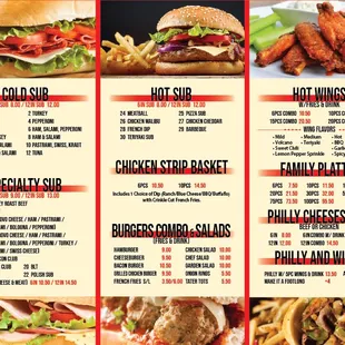 New Take Out Menus are now here!