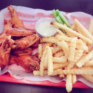 Hot wings combo!