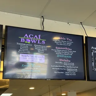 Menu (2nd half)