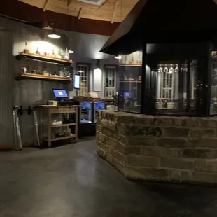 Bar area to the right.