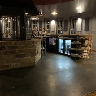 Bar area.