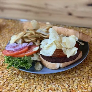 Smoked, deep fried bologna sandwich.  Thursday Specia.