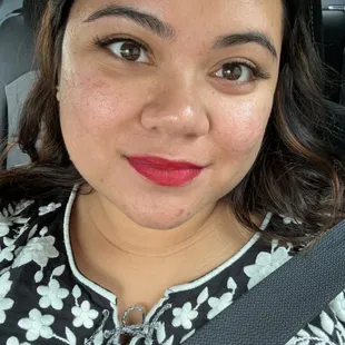 Got my brows shapes, upper lip waxed, and lashes done! Very happy with the outcome!