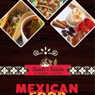 a mexican food menu