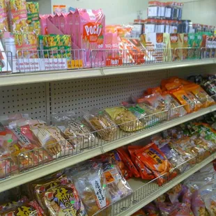 Japanese and Korean snacks!