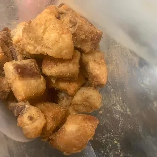 Cvarci (pork cracklings)