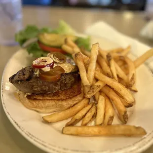 Ahi Tuna Sandwich (see menu for details). Bangin&apos; sandwich. Love the kick of the jalapeños and the ahi was savory!