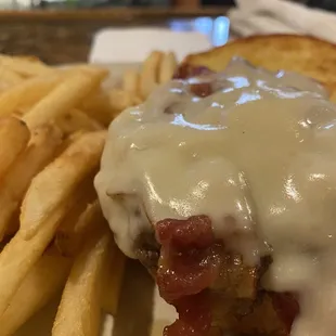 Bacon Swiss burger