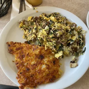Joes scramble was the special that day.