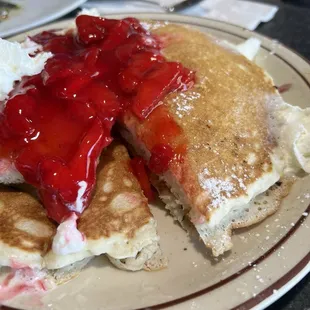 Short stack with strawberries