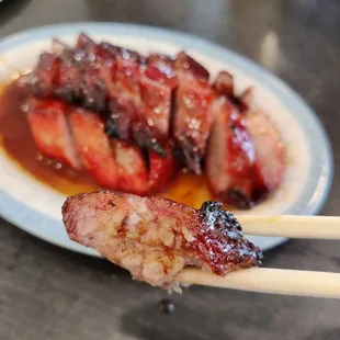 BBQ pork (Cha siu) ... scrumptious!