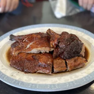 Half roast duck